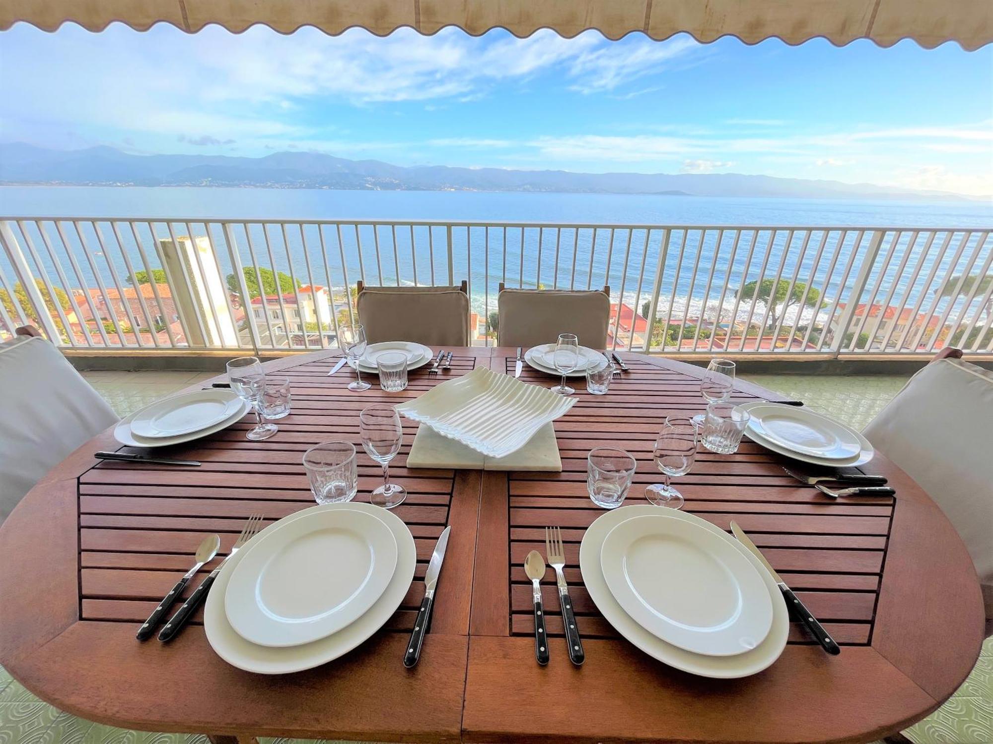 Appartement Vue Mer Carmino Ajaccio Exterior foto